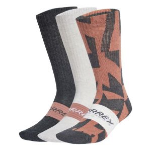 Skarpety Terrex Multi 3 Pack. Białe skarpetki ADIDAS, bez wzorów, z bawełny. Za 89,95 zł.