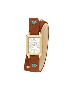 Fossil Zegarek Raquel ES5418 Brązowy. Brązowe, analogowe zegarki Fossil. Za 939,99 zł.