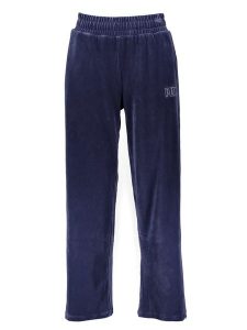 Puma Spodnie dresowe "Essentials Plus Velour" w kolorze granatowym rozmiar: M. Niebieskie spodnie dresowe Puma, m, bez wzorów, z dresówki. Za 151,95 zł.