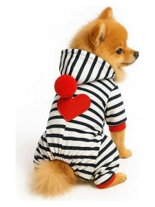 Paws&Whiskers Kombinezon w kolorze granatowo-czerwono-kremowym dla psa rozmiar: S. Brązowe kombinezony Paws&Whiskers, s, bez wzorów, bez kołnierzyka, bez ramiączek. Za 143,17 zł.