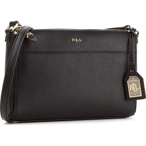 Torebka LAUREN RALPH LAUREN - Brooklyn Cxb Medium N91 XZIC4 XYIC4 XWIZA Black. Czarne listonoszki marki Lauren Ralph Lauren. W wyprzedaży za 359,00 zł.
