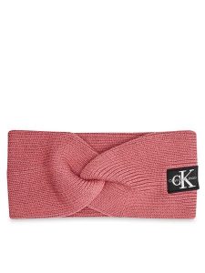 Calvin Klein Opaska materiałowa Mono Logo Patch K60K612660 Różowy. Czerwone rękawiczki Calvin Klein, bez wzorów, z bawełny. Za 159,99 zł.
