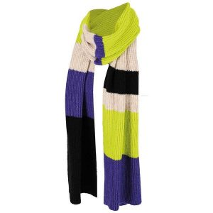 Szalik damski Fashion Stripes. Brązowe szaliki HEAT KEEPER, na zimę, bez wzorów, z materiału. Za 164,54 zł.