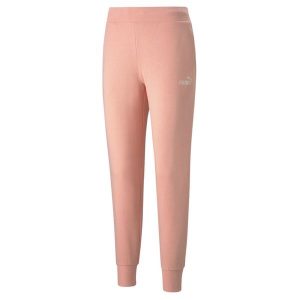 Puma Essential Logo Pants, damskie spodnie dresowe, Pomarańczowe. Brązowe spodnie dresowe Puma, m, bez wzorów, z bawełny. Za 99,99 zł.