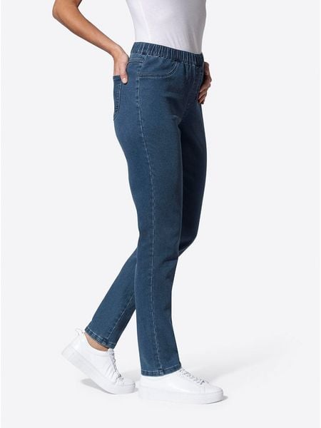 WITT WEIDEN Jegginsy w kolorze niebieskim rozmiar: W22. Niebieskie rurki WITT WEIDEN, z materiału. Za 61,02 zł.