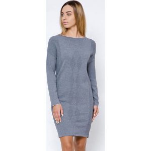 Sukienka w kolorze szarym. Sukienki marki Far Far Fashion. W wyprzedaży za 114,95 zł.