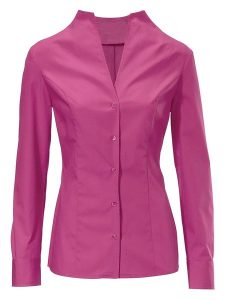 Heine Bluzka w kolorze różowym rozmiar: 48. Różowe bluzki Heine, bez wzorów, z bawełny, bez kołnierzyka, bez ramiączek. Za 118,56 zł.