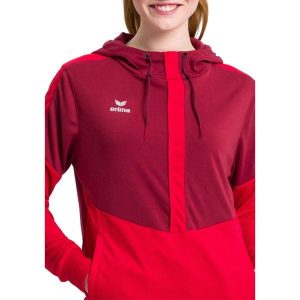 Damska bluza z kapturem Erima Squad. Czerwone bluzy Erima, s, bez wzorów, z kapturem. Za 174,15 zł.