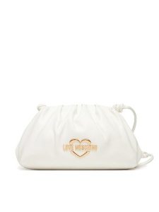 LOVE MOSCHINO Torebka JC4286PP0MKK0100 Biały. Białe listonoszki LOVE MOSCHINO, bez wzorów, ze skóry, bez dodatków. Za 439,99 zł.