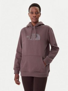 The North Face Bluza Drew Peak NF0A89EH Bordowy Regular Fit. Czerwone bluzy The North Face, m, bez wzorów, z bawełny, bez kaptura. Za 299,99 zł.