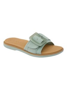 Reef Klapki "Sunny Emma" w kolorze miętowym rozmiar: 37,5. Zielone klapki Reef, bez wzorów, z otwartym noskiem, bez obcasa. Za 322,95 zł.