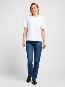 Lee Dżinsy - Regular fit - w kolorze niebieskim rozmiar: W31/L33. Niebieskie jeansy Lee, z aplikacjami. Za 118,56 zł.