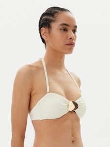 Hunkemöller Góra od bikini Cabo 301958 Biały. Białe bikini Hunkemöller, bez wzorów, z syntetyku. Za 99,99 zł.