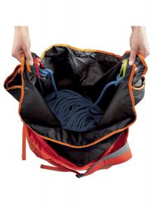 Plecak wspinaczkowy Petzl Kliff z płachtą na linę - red/rouge. Brązowe plecaki PETZL. Za 255,45 zł.