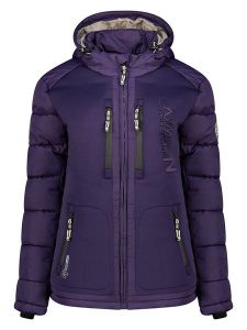 Geographical Norway Kurtka zimowa "Beachwood" w kolorze fioletowym rozmiar: S. Różowe kurtki Geographical Norway, na zimę, s, z aplikacjami, z puchu, bez kaptura. Za 340,99 zł.