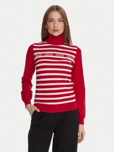 Liu Jo Sport Golf TF5219 MS63L Czerwony Regular Fit. Czerwone golfy Liu Jo Sport, bez wzorów, z syntetyku. Za 379,99 zł.