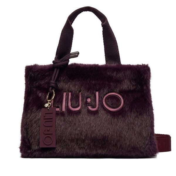 Torebka Liu Jo. Fioletowe shopper bag Liu Jo, bez wzorów, bez dodatków. Za 469,99 zł.