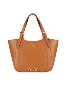 Beverly Hills Polo Club Torebka BHPC-K-044-06 Brązowy. Brązowe torebki klasyczne Beverly Hills Polo Club, bez wzorów, z materiału, bez dodatków. Za 249,99 zł.