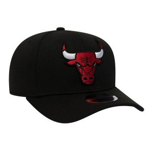 Czapka z daszkiem New Era 9FIFTY Chicago Bulls Stretch 11871284 S - M. Czarne czapki New Era, bez wzorów. Za 128,00 zł.