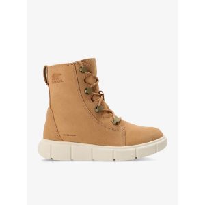 Buty zimowe damskie Sorel Explorer III Joan WP. Czarne buty trekkingowe Sorel, bez zapięcia. Za 434,99 zł.