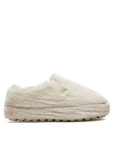 Calvin Klein Jeans Kapcie Home Anke Slipper Wn Fur YW0YW01596 Écru. Białe kapcie Calvin Klein Jeans, bez wzorów, z jeansu. Za 289,99 zł.
