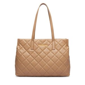 Torebka Valentino. Brązowe shopper bag Valentino, bez wzorów, bez dodatków. Za 699,99 zł.