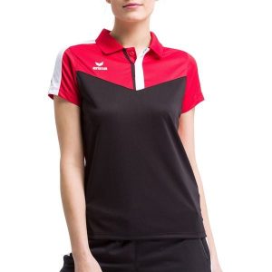 Damska koszulka polo Erima Squad. Czarne bluzki Erima, xs, bez wzorów, z materiału, sportowe, bez kołnierzyka, bez ramiączek. W wyprzedaży za 139,80 zł.