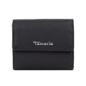 Tamaris Portmonetka TAS Amanda Portfele 1 ct Czarny Damski. Czarne portfele Tamaris, bez wzorów, z materiału. Za 167,99 zł.