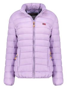 Geographical Norway Kurtka pikowana "Atikolor" w kolorze fioletowym rozmiar: M. Różowe kurtki Geographical Norway, m, bez wzorów, bez kaptura. Za 160,96 zł.