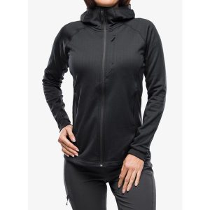 Bluza z kapturem damska Black Diamond Factor Hoody. Czarne bluzy Black Diamond, s, bez wzorów, z kapturem. Za 399,99 zł.