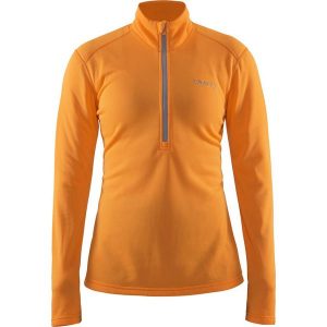 Bluza polarowa "Sweep Halfzip" w kolorze pomarańczowym. Brązowe bluzy marki Craft, z materiału. W wyprzedaży za 113,95 zł.