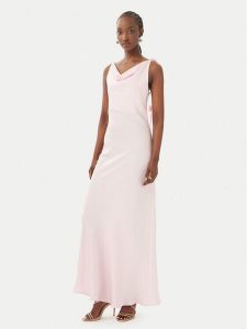 Vero Moda Sukienka koktajlowa Analei 10354594 Różowy jasny Regular Fit. Czerwone kombinezony Vero Moda, l, bez wzorów, z syntetyku, wizytowe, bez kołnierzyka, bez ramiączek. Za 339,99 zł.
