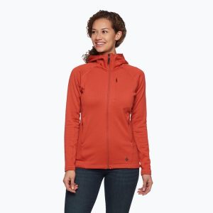 Bluza trekkingowa damska Black Diamond Factor Hoody. Brązowe bluzy Black Diamond, s, bez wzorów, bez kaptura. Za 312,99 zł.