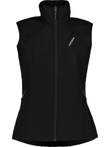 Icepeak Kamizelka softshellowa "Brush" w kolorze czarnym rozmiar: 38. Czarne kamizelki Icepeak, m, bez wzorów, bez kołnierzyka, bez ramiączek, bez kaptura. Za 122,96 zł.