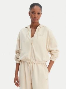 Reebok Bluza Reebok x Ewa Chodakowska Marti RK25620CCW Beżowy Regular Fit. Brązowe bluzy Reebok, m, bez wzorów, z syntetyku, bez kaptura. Za 249,99 zł.