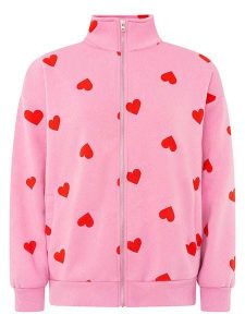Zwillingsherz Bluza w kolorze jasnoróżowym rozmiar: XXL. Różowe bluzy Zwillingsherz, xxl, bez wzorów, bez kaptura. Za 145,26 zł.