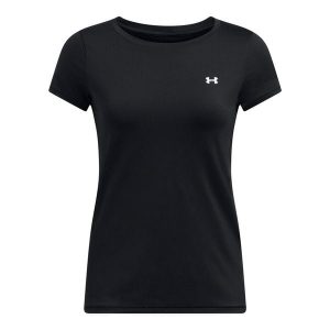 Damski top treningowy Under Armour HeatGear. Białe topy Under Armour, bez wzorów, sportowe, bez kołnierzyka, bez ramiączek. Za 152,95 zł.
