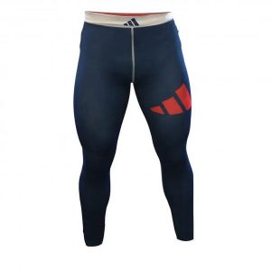 Legginsy bojowe adidas. Białe legginsy ADIDAS, bez wzorów, z materiału. Za 243,00 zł.
