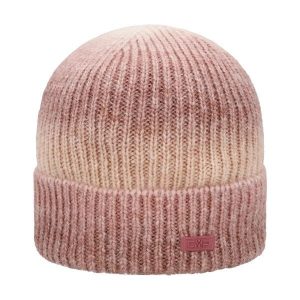 Damska czapka z dzianiny CMP. Czerwone czapki CMP, bez wzorów, z dzianiny, eleganckie. Za 62,99 zł.