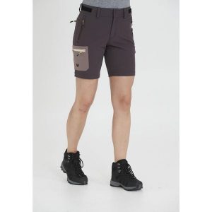 Spodenki damskie Whistler Globe Stretch. Brązowe szorty WHISTLER, bez wzorów. Za 199,99 zł.