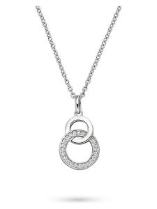 S.Oliver Srebrny naszyjnik z zawieszką - dł. 50 cm rozmiar: onesize. Szare naszyjniki s.Oliver, z cyrkonią, srebrne. Za 217,99 zł.