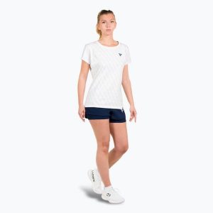 Koszulka damska Tecnifibre Graphic Tee. Białe bluzki TECNIFIBRE, bez wzorów, sportowe, bez kołnierzyka, bez ramiączek. Za 154,50 zł.