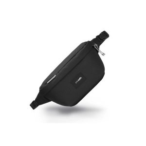 Torba miejska Pacsafe Go Sling Pack - jet black. Czarne torby podróżne i sportowe Pacsafe, bez wzorów. Za 262,49 zł.