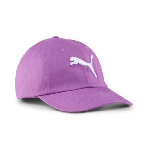 Czapka z daszkiem ESS PUMA Cat PUMA Wild Berry Purple. Fioletowe czapki Puma, bez wzorów, klasyczne. Za 149,99 zł.