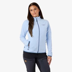 Bluza polarowa turystyka damska Swedemount Stryn Fleece szybkoschnąca. Niebieskie bluzy SWEDEMOUNT, na zimę, bez wzorów, z polaru, bez kaptura. Za 125,00 zł.