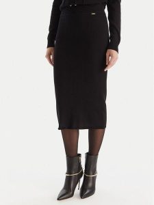 Fracomina Spódnica ołówkowa FR25WG4004K55601 Czarny Slim Fit. Czarne spódnice Fracomina, xl, bez wzorów, z syntetyku. Za 359,99 zł.