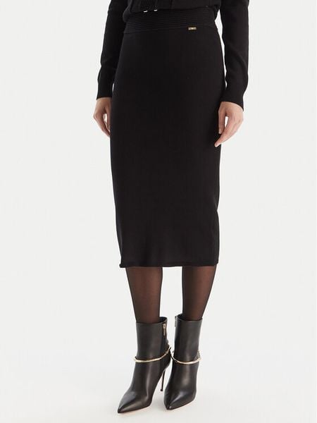 Fracomina Spódnica ołówkowa FR25WG4004K55601 Czarny Slim Fit. Czarne spódnice Fracomina, xl, bez wzorów, z syntetyku. Za 359,99 zł.