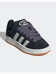 Adidas Skórzane sneakersy "Campus 00s" w kolorze czarnym rozmiar: 35,5. Czarne trampki ADIDAS, bez wzorów, bez zapięcia. Za 233,87 zł.