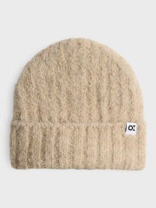 OPUS Czapka "Acotta" w kolorze beżowym rozmiar: onesize. Brązowe czapki Opus, bez wzorów, ze splotem. Za 65,99 zł.