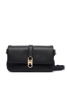 Tommy Hilfiger Torebka Th Libre Mini Crossover AW0AW19198 Czarny. Czarne torebki klasyczne TOMMY HILFIGER, bez wzorów, ze skóry, bez dodatków. Za 529,99 zł.